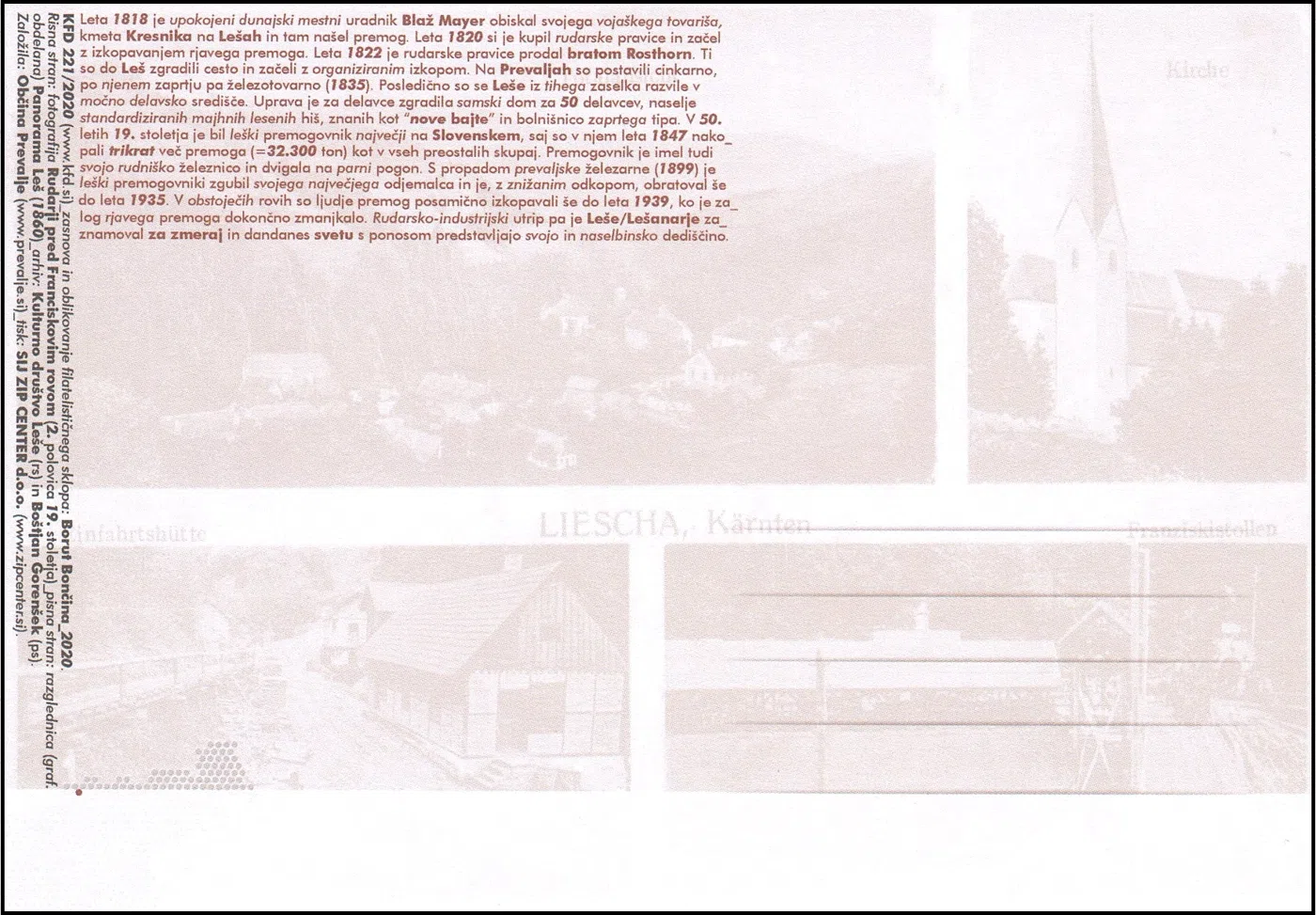 200 LET PREMOGOVNIKA LEŠE 1820 - 2020